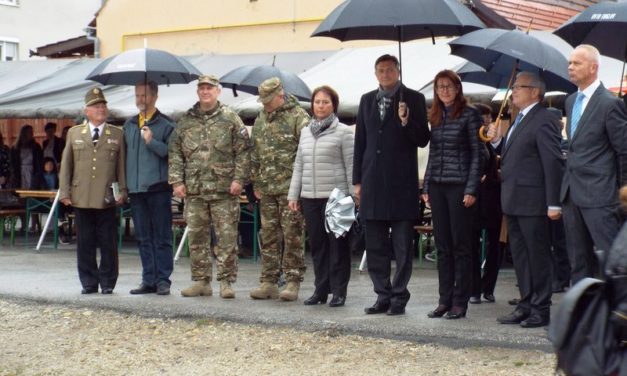 Szlovéniában  a  Marcali  Bajtársi  Egyesület  delegációja.