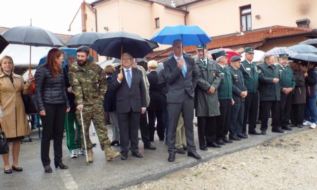 Szlovéniában  a  Marcali  Bajtársi  Egyesület  delegációja.