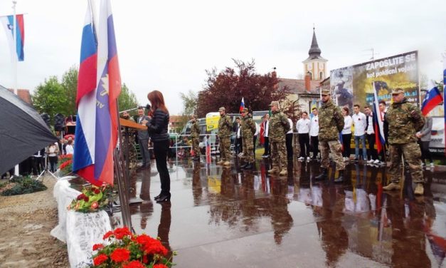Szlovéniában  a  Marcali  Bajtársi  Egyesület  delegációja.