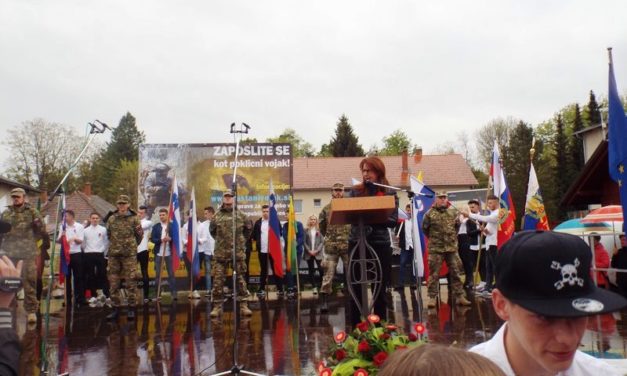 Szlovéniában  a  Marcali  Bajtársi  Egyesület  delegációja.