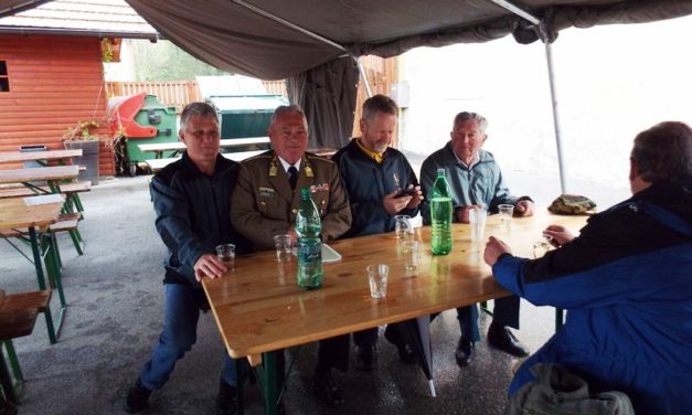 Szlovéniában  a  Marcali  Bajtársi  Egyesület  delegációja.