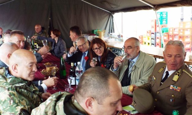 Szlovéniában  a  Marcali  Bajtársi  Egyesület  delegációja.