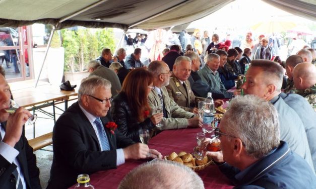 Szlovéniában  a  Marcali  Bajtársi  Egyesület  delegációja.