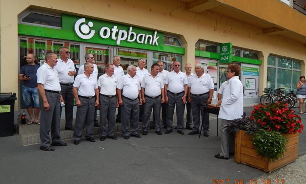 Boronkán  és  a fröccsfesztiválon  a  Marcali  Bajtársi  Dalárda