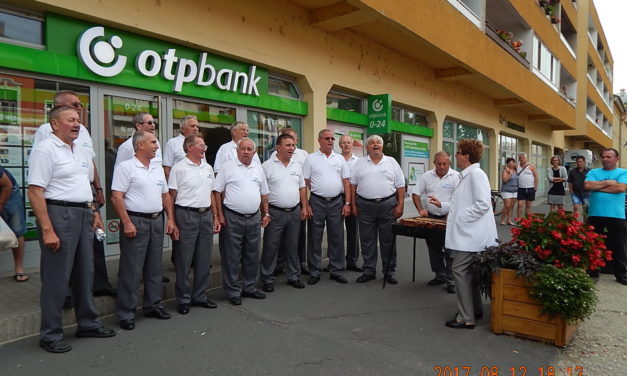 Boronkán  és  a fröccsfesztiválon  a  Marcali  Bajtársi  Dalárda
