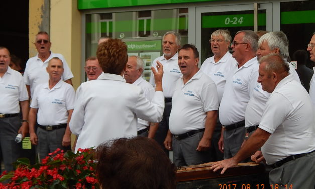 Boronkán  és  a fröccsfesztiválon  a  Marcali  Bajtársi  Dalárda
