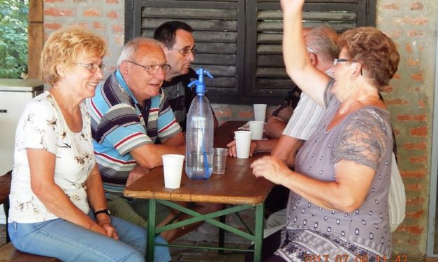 Családi piknik  a  Marcali Bajtársi  Egyesületnél,  Somogyfajszon