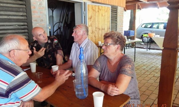 Családi piknik  a  Marcali Bajtársi  Egyesületnél,  Somogyfajszon