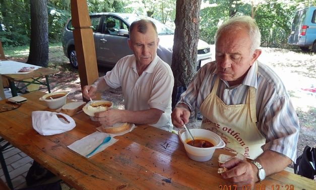 Családi piknik  a  Marcali Bajtársi  Egyesületnél,  Somogyfajszon