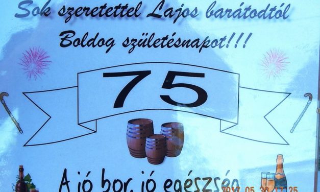 Teleki  László  köszöntése  75.  születésnapján