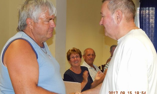 Elköszönés  Balogh Miklóstól, karnagyunktól