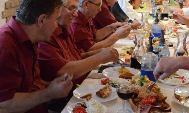 Domonkos  Árpád köszöntése 60.  születésnapján