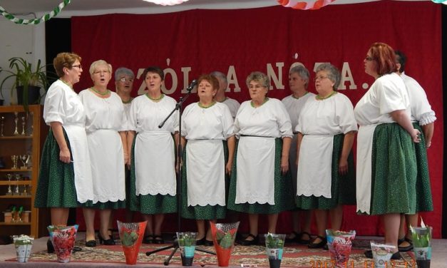 Somogysárdon  a X. Dalos  Találkozón  a Bajtársi  Dalárda