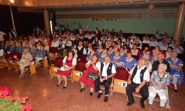 Balatonfűzfőn,  katonadalos  találkozón  a  Marcali  Bajtársi  Dalárda