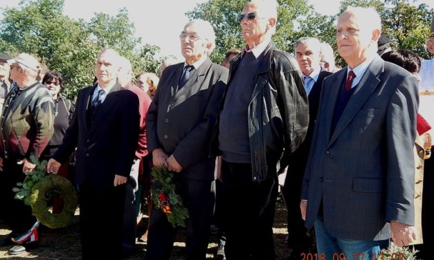 Pákozdon,  a  Nemzeti  Emlékhelyen a  Dalárda